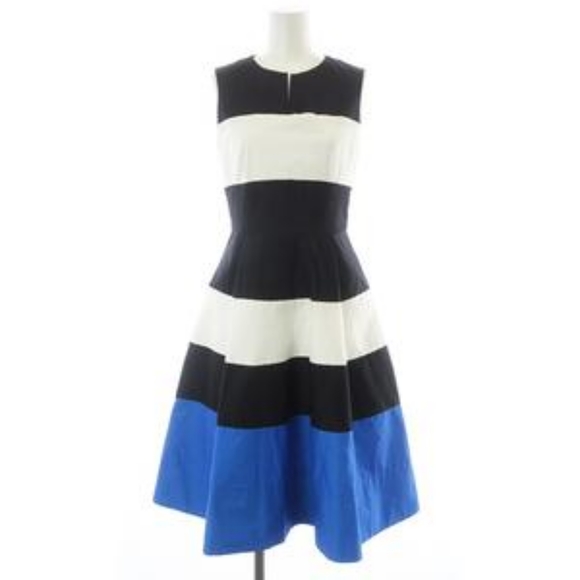 Kate Spade Corley Dress Blue Colorblock Size 0 - Picture 1 of 10